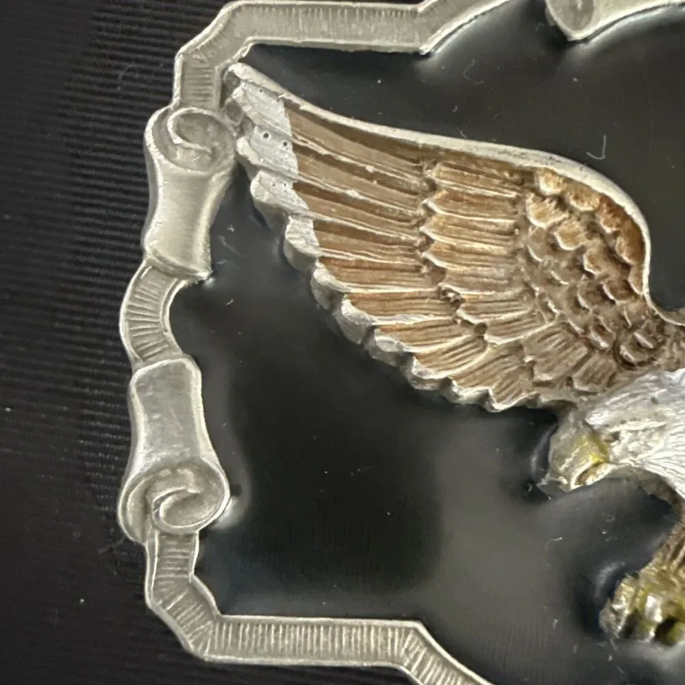 VTG 1997 GAP Enameled Eagle Great American Buckle *Read Description*